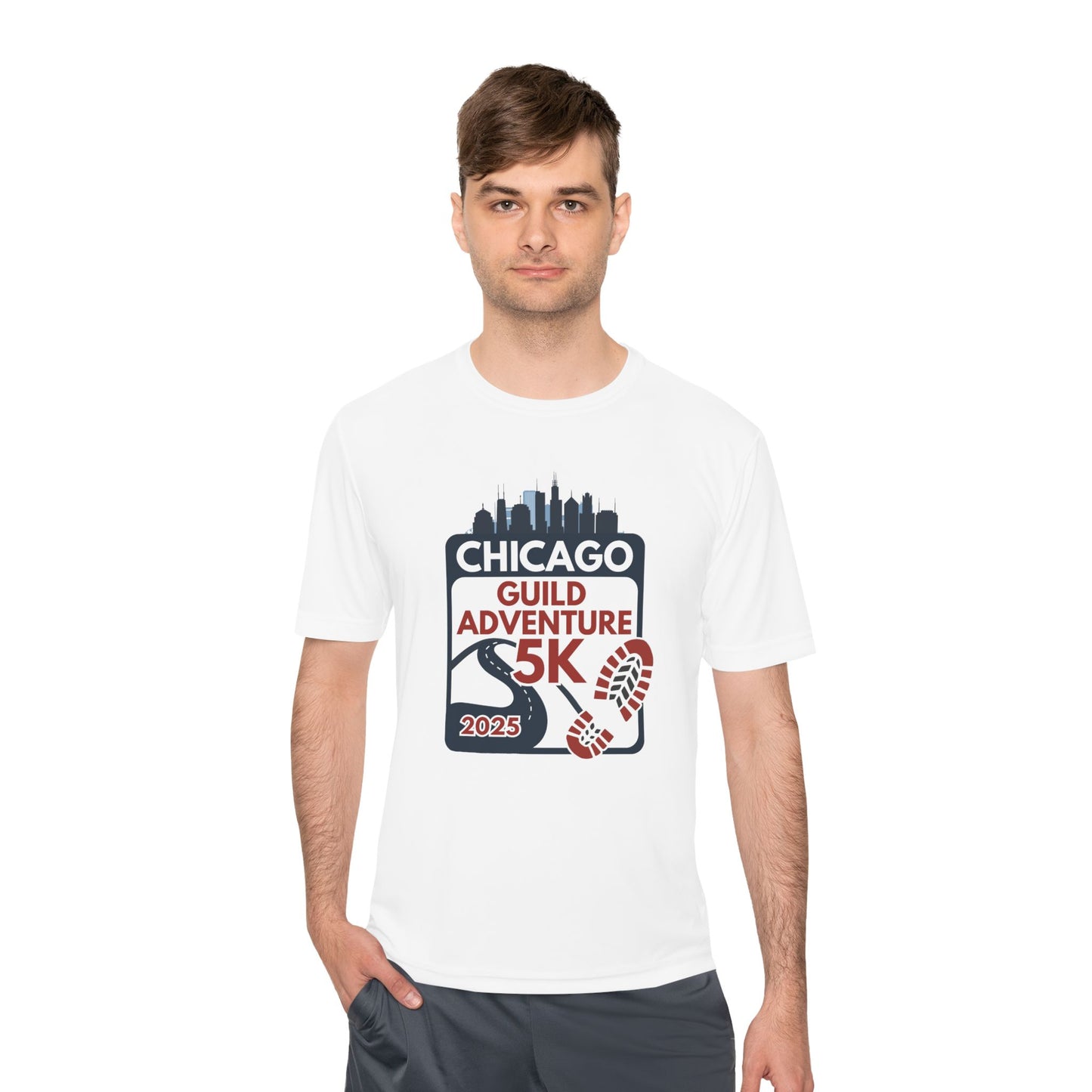 Chicago Guild Adventure 5K Unisex Moisture-Wicking Tee